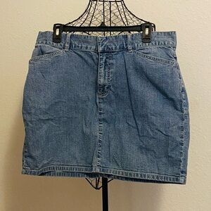 GAP Blue Casual Mini Pencil Skirt